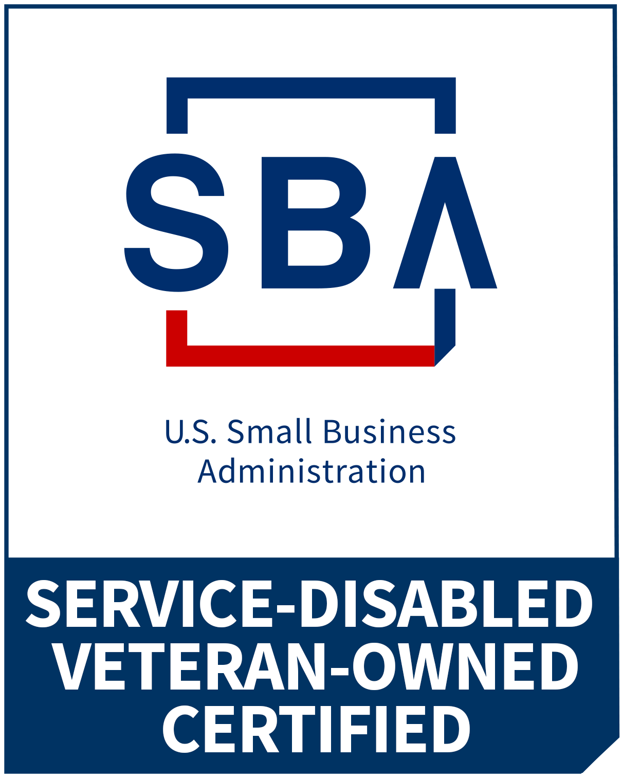 SBA Service-Disabled Veteran-Owned Small Business (SDVOSB) Certified